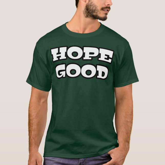 T-shirt Espoir bon Citation Cool rétro (Devant)