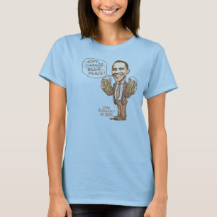 T-shirt Espoir, Changement, Bière... Paix Barack Obama