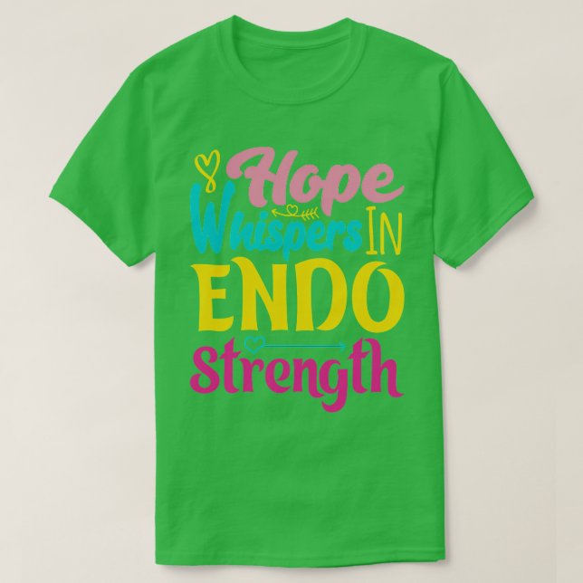 T-shirt espoir chuchote endo force (Design devant)