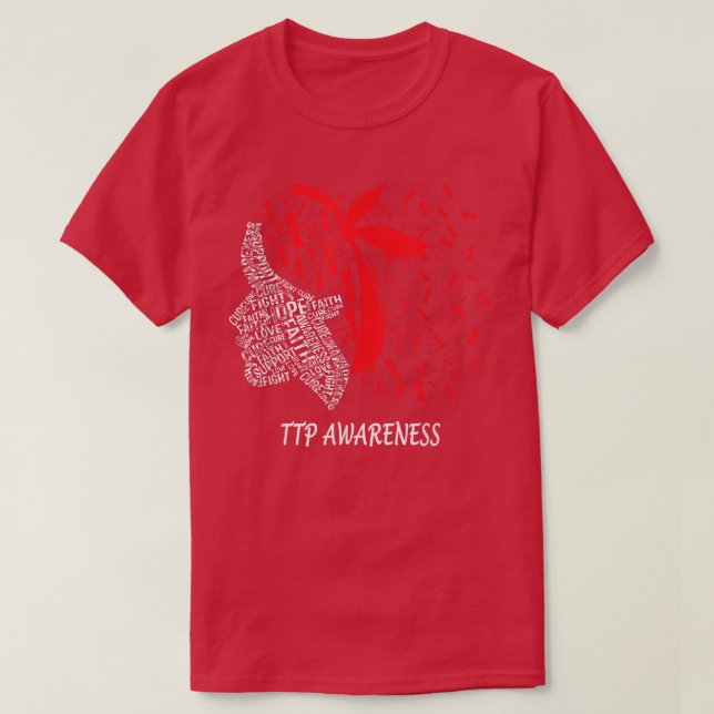 T-shirt Espoir Combattre la sensibilisation au TTP (Design devant)