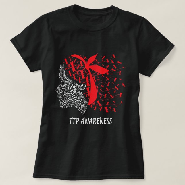 T-shirt Espoir Combattre la sensibilisation au TTP (Design devant)