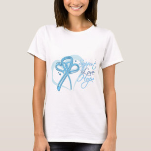 T-shirt Espoir d'amour de soutien - cancer de la prostate