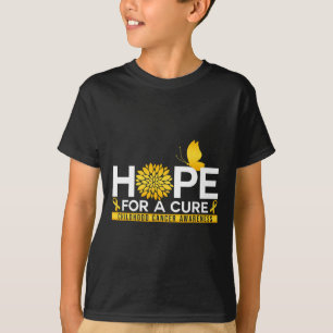 T-shirt Espoir de guérison Cancer infantile Papillon de se