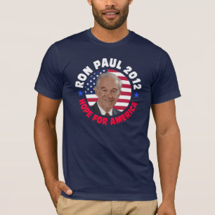 T-shirt Espoir de Ron Paul pour l'Amérique