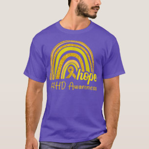 T-shirt Espoir de sensibilisation TDAH Rainbow