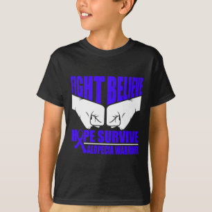 T-shirt Espoir de survivre Alopecia guerrier