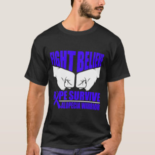 T-shirt Espoir de survivre Alopecia guerrier