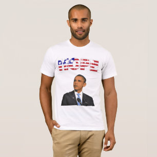 T-shirt Espoir, drapeau américain Président Barack Obama T