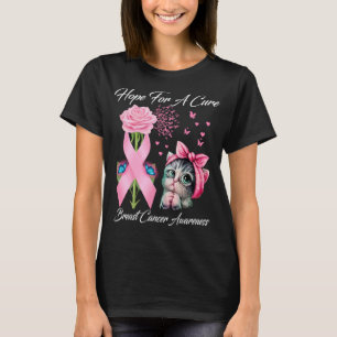 T-shirt Espoir D'Un Papillon De Sensibilisation Au Cancer 