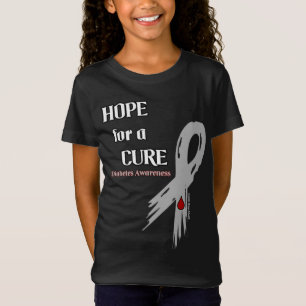 T-Shirt Espoir d'un Ruban Cure/Torn...T-shirt Diabetes