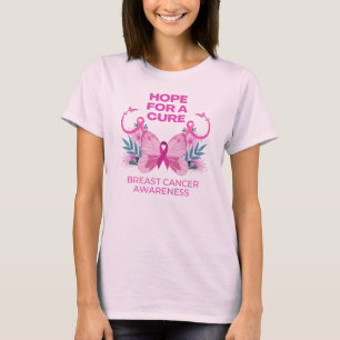 T-shirt Espoir d'une guérison Sensibilisation au cancer