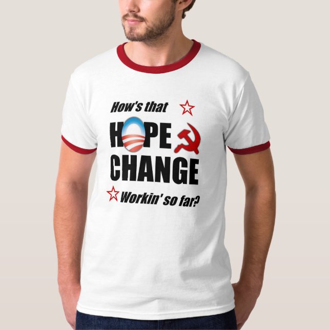 T-shirt Espoir et changement ? (Devant)