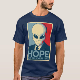 T-shirt Espoir étranger - CLUB de CROYANTS d'UFO