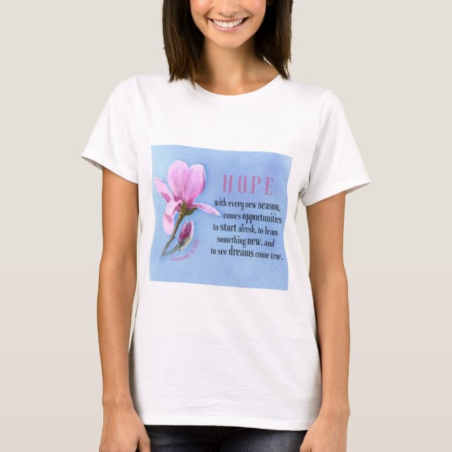 T-shirt Espoir florissant (Devant)