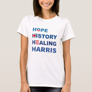 T-shirt Espoir Histoire Guérison Kamala Harris 2024