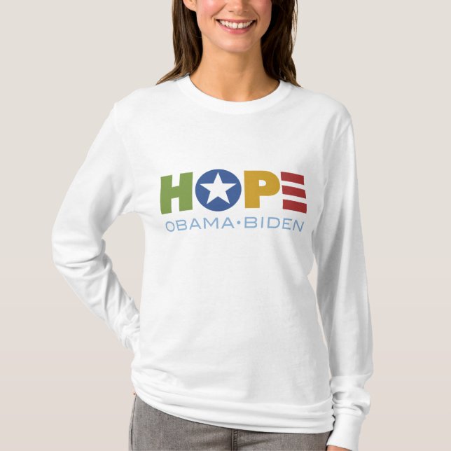 T-shirt ESPOIR Obama Biden (Devant)