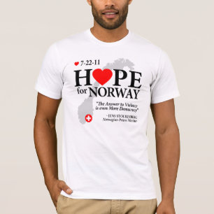 T-shirt Espoir pour la Norvège
