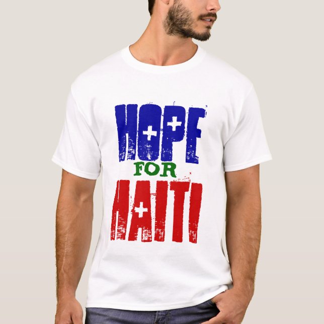 T-SHIRT ESPOIR POUR LE HAÏTI (Devant)