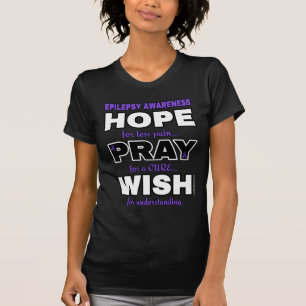 T-shirt Espoir Prière Souhaite...Épilepsie