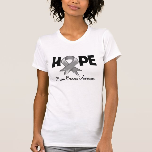T-shirt Espoir Sensibilisation au cancer du cerveau (Devant)