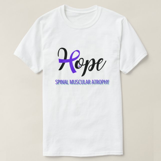 T-SHIRT ESPOIR/SPINAL ATROPHIE MUSCULAIRE/ UNISEX (Design devant)