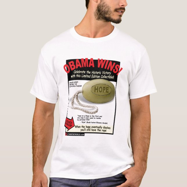 T-shirt Espoir sur une corde (Devant)