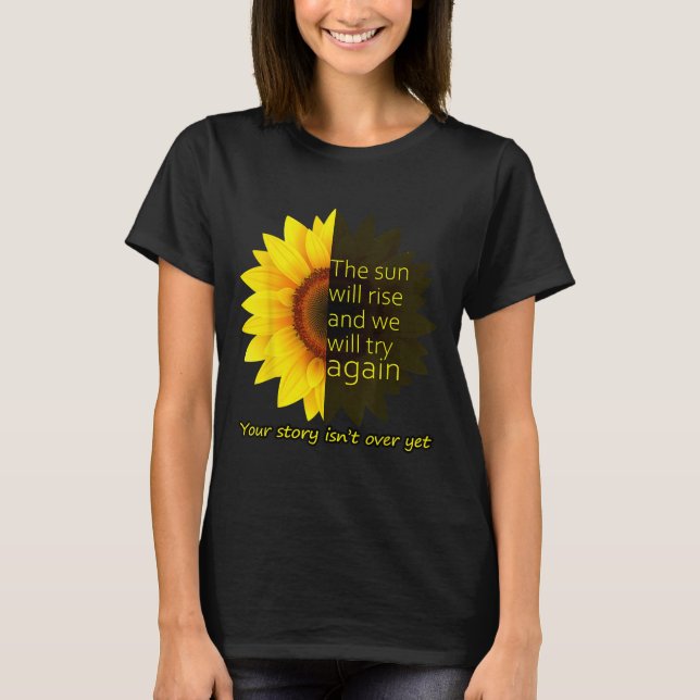T-shirt Espoir Tournesol  (Devant)