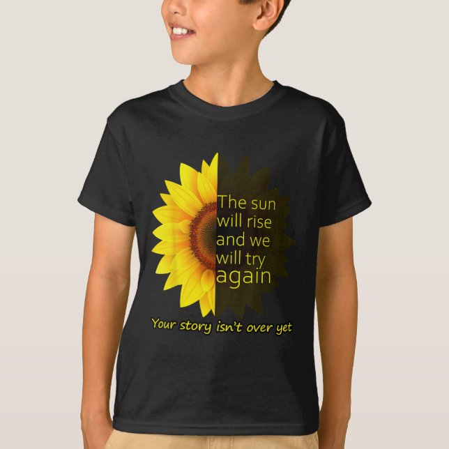 T-shirt Espoir Tournesol  (Devant)