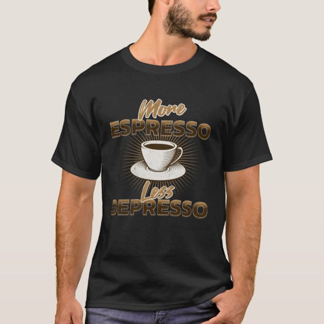 T-shirt Espresso Coffee  Cup of Coffee Barista (Devant)
