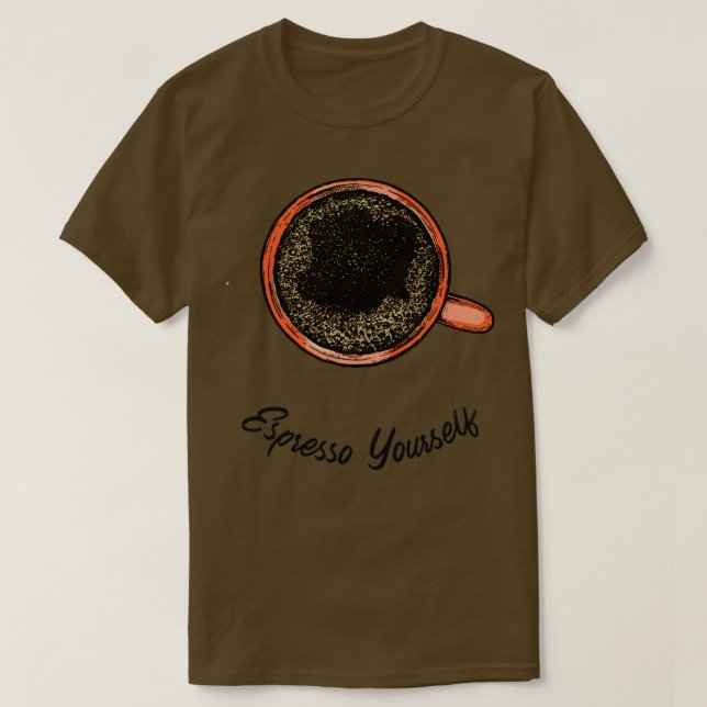 T-shirt Espresso Coffee Lover Shirt Coffee Cadeau pour Mor (Design devant)