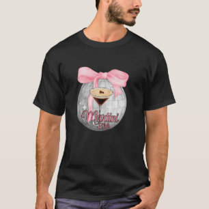 T-shirt Espresso Martini Club Coquette Bows Disco Ball Caf