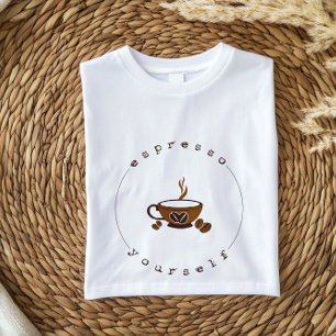 T-shirt Espresso Vous-Même Chemise à café Boho Flown