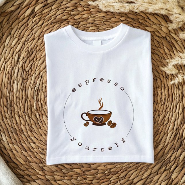 T-shirt Espresso Vous-Même | Chemise à café Boho Flown (Créateur téléchargé)