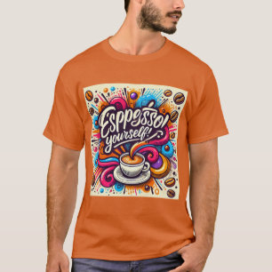 T-shirt Espresso Yourself Humour café