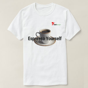 T-shirt "Espresso Yourself" pour amateurs de café