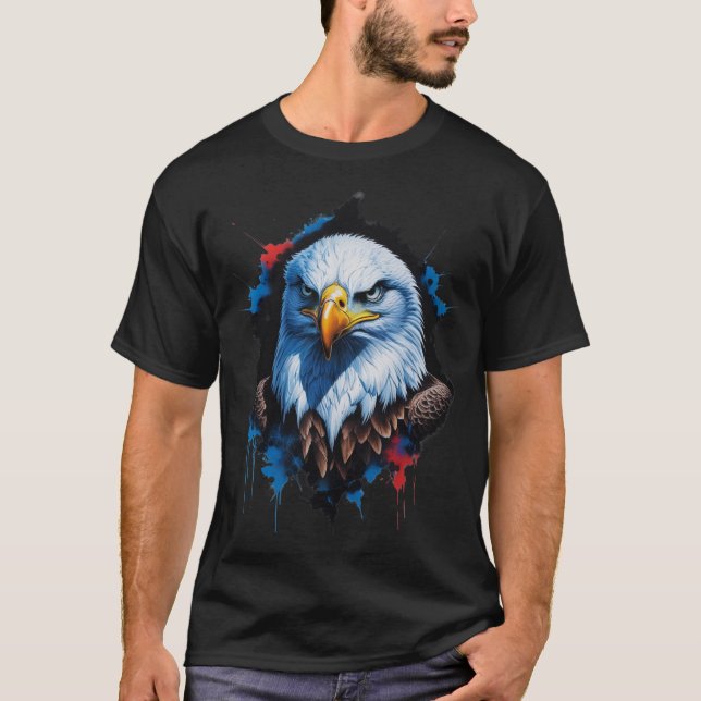 T-shirt Esprit Américain (Devant)