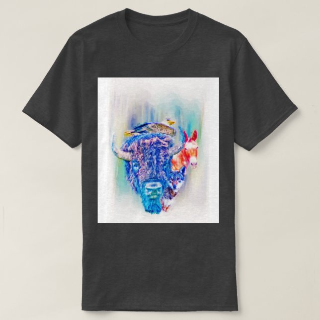 T-shirt Esprit américain (Design devant)