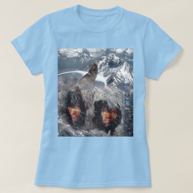 T-shirt Esprit autochtone en Alaska Femmes (Design devant)