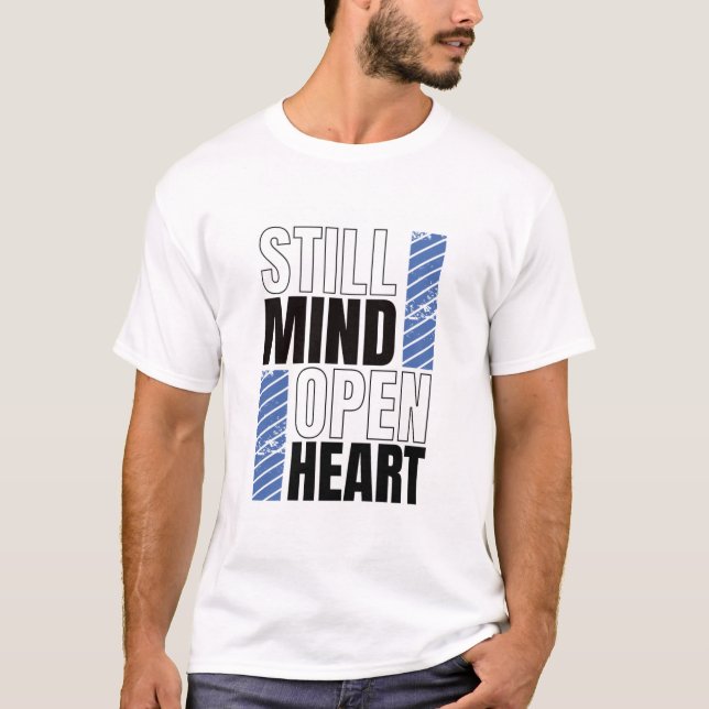 T-shirt Esprit calme, cœur ouvert (Devant)