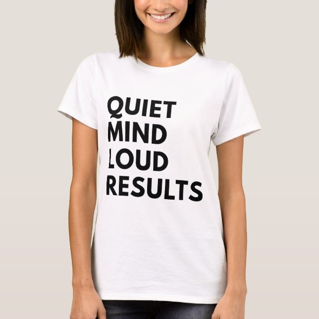 T-SHIRT ESPRIT CALME RÉSULTATS SONORES (Devant)