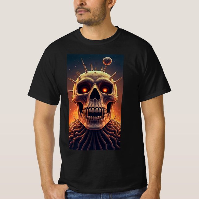 T-shirt Esprit crâne (Devant)