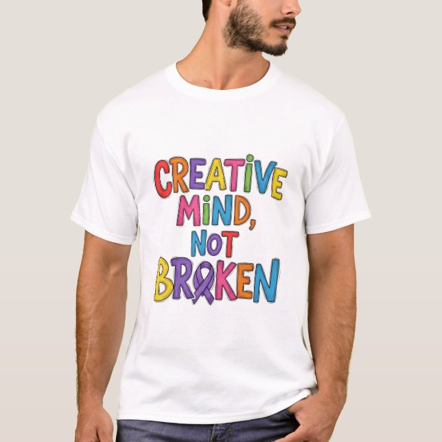 T-shirt Esprit Créatif, Pas Cassé (Devant)