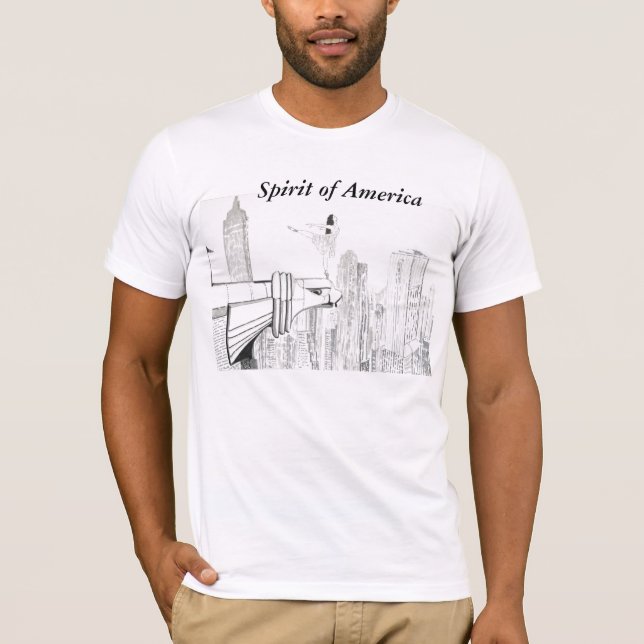 T-shirt Esprit d'Amérique (Devant)