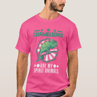 T-shirt Esprit de caméléon drôle
