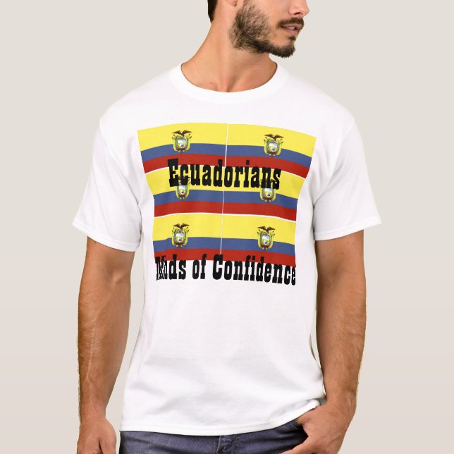 T-shirt Esprit de confiance équateur (Devant)
