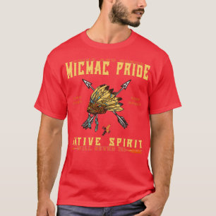 T-shirt Esprit de fierté amérindienne Micmac