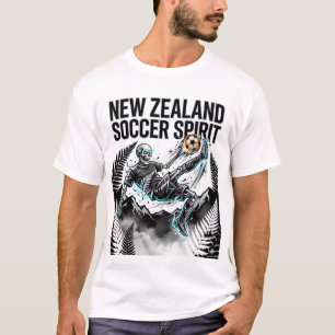 T-shirt Esprit de football néo-zélandais Nations Striker S