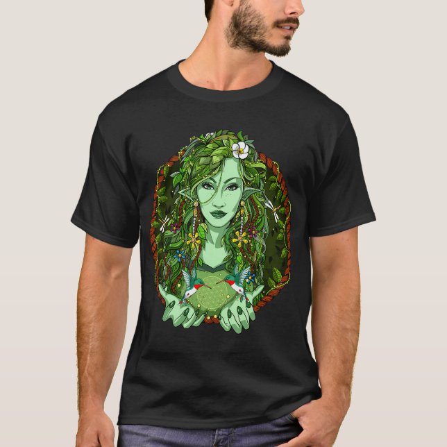 T-shirt Esprit de la forêt d'Ayahuasca (Devant)