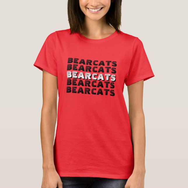 T-shirt Esprit de l'école de Bearcats (Devant)