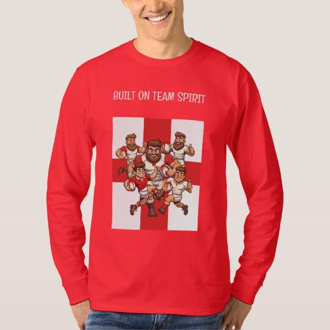 T-shirt Esprit de l'équipe de rugby United Charge (Devant)